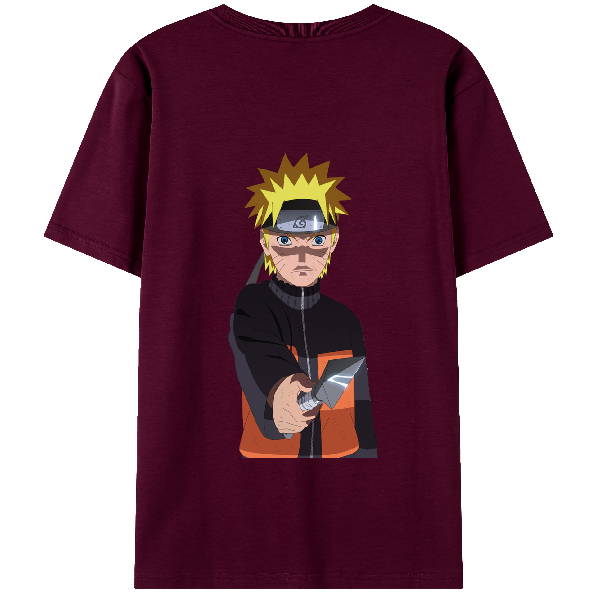 （画像用） NARUTO -ナルト- うずまき ナルト Uzumaki Naruto レディース半袖Tシャツ(バックプリント)